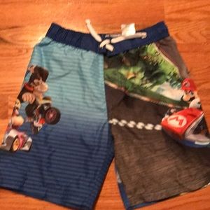 Boys swim trunks Mario kart